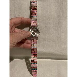 Swatch Swiss Quartz Watch Skin Sliding Waves  AG 2008 Thin New Battery